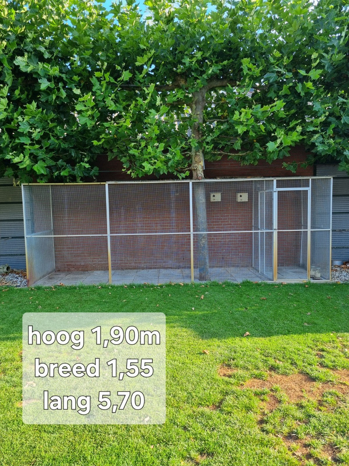 aluminium vogelhokken, Dieren en Toebehoren, Ophalen, Gebruikt, Aluminium, Volière