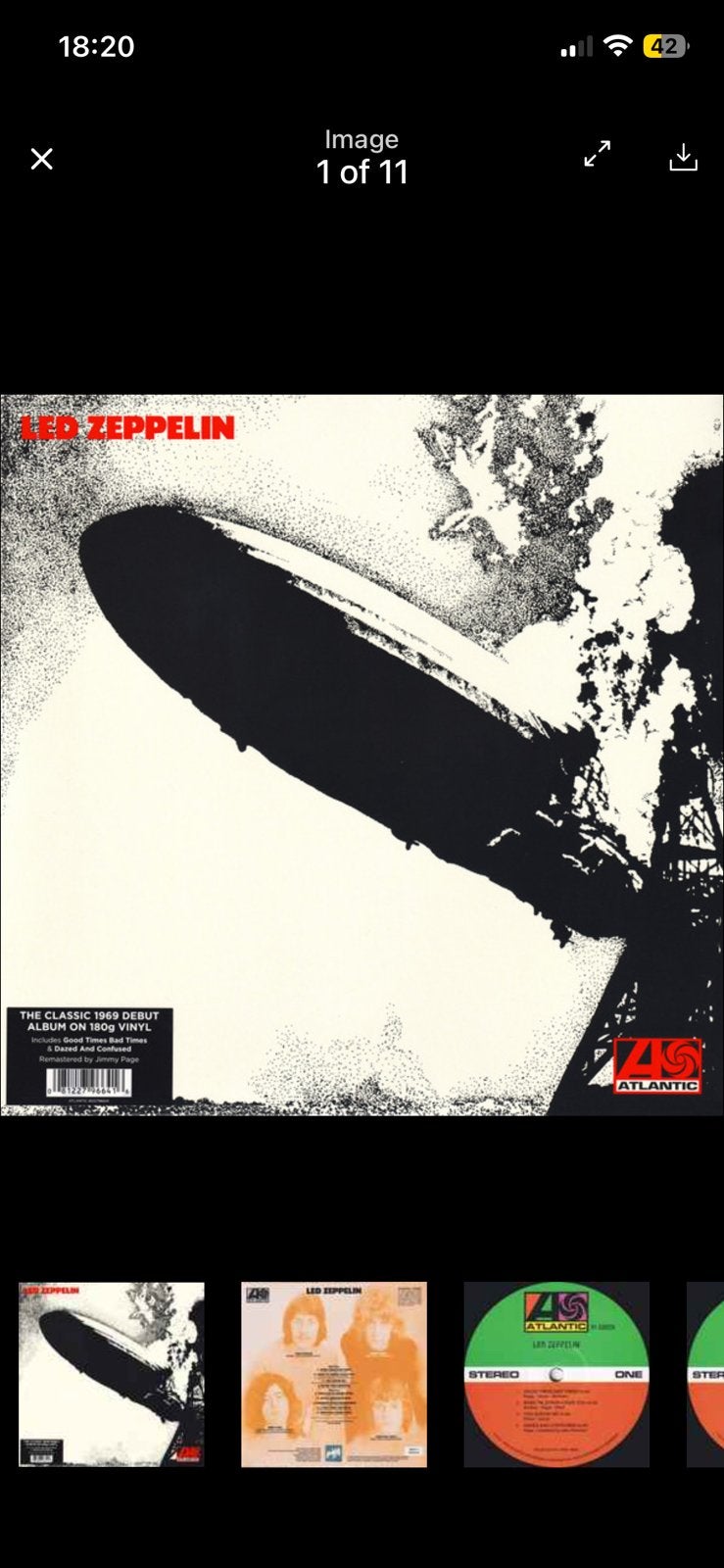 Led zeppelin lp, Auto-onderdelen, Ophalen of Verzenden, Nieuw