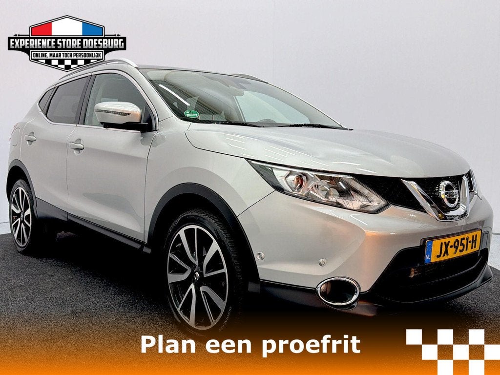 Nissan Qashqai 1.2 Tekna met gereviseerde bak!, Auto's, Nissan, Bedrijf, Te koop, Qashqai, 360° camera, ABS, Achteruitrijcamera