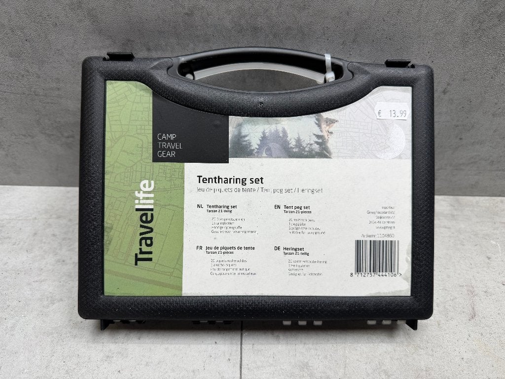 Travellife Tentharingen rotspinnen set - NIEUW - 11668, Caravans en Kamperen, Ophalen of Verzenden, Nieuw