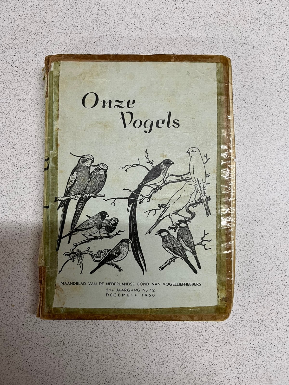 oud vogel boekje, Dieren en Toebehoren, Mannelijk, Parkiet