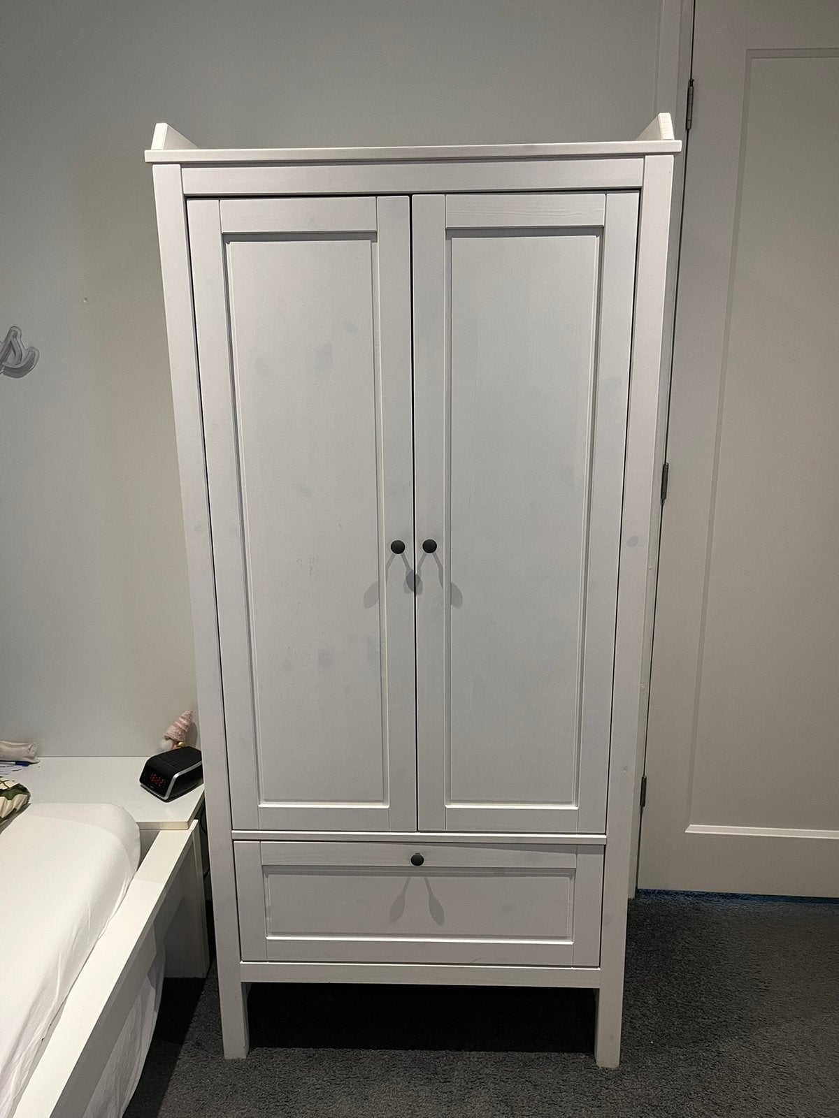 Witte kast IKEA Sundvik kinderkledingkast, Ophalen, Kast, 50 tot 70 cm, 105 cm of meer