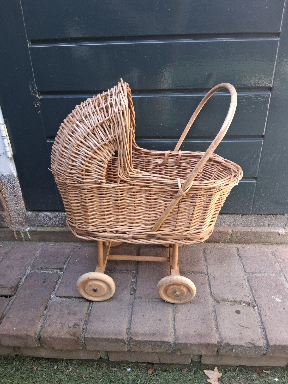 Rieten Poppenwagentje, Ophalen of Verzenden, Babypop