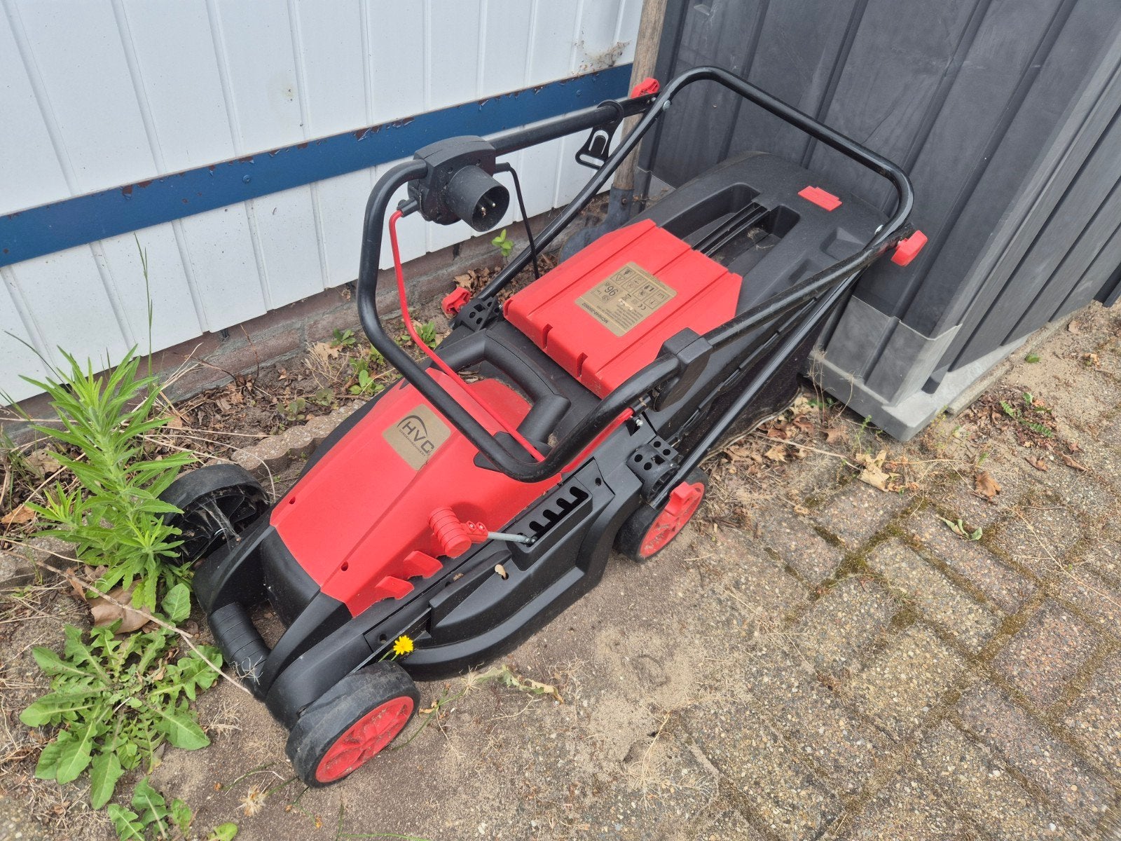 HVC Cirkelmaaier Elektrisch 38-1400 - 1400W, 38cm, Cirkelmaaier, Gebruikt, Elektrische grasmaaier, HVC