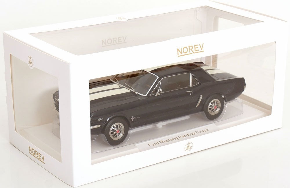 Norev 1:18 Ford Mustang Coupe 1966 Nightmist Blue metallic, -, Nieuw, Norev, Ophalen of Verzenden