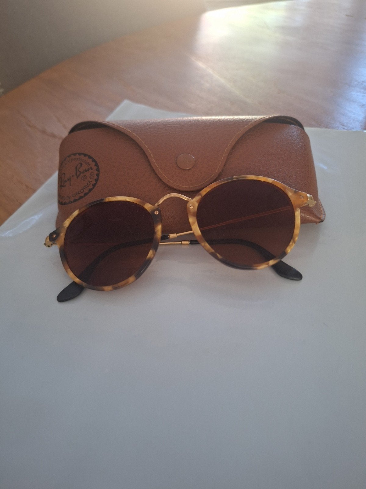 RAY BAN HAVANA, Sieraden, Tassen en Uiterlijk, Zonnebrillen en Brillen | Dames, Ophalen of Verzenden, Zo goed als nieuw, Ray-Ban