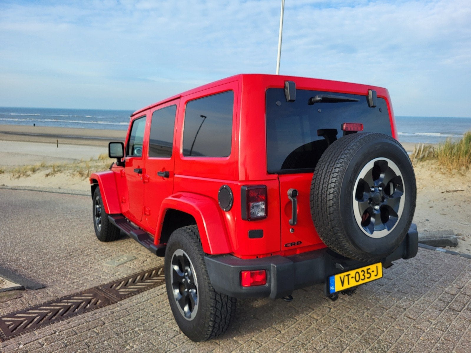 Jeep Wrangler 2.8 CRD BWJ 2016 prijs excl. btw, Auto's, Automaat, Zwart, 4 cilinders, Leder