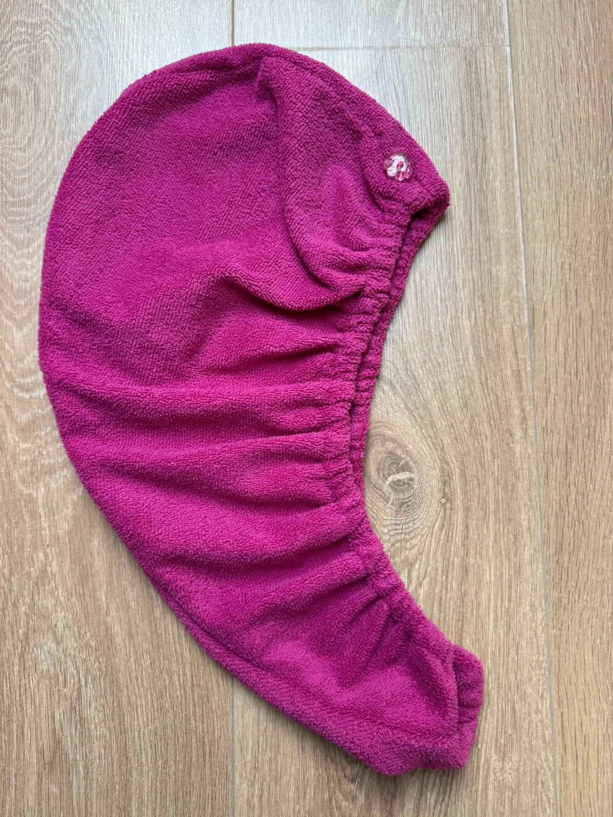 Microvezel haarhanddoek roze, Ophalen of Verzenden, Zo goed als nieuw