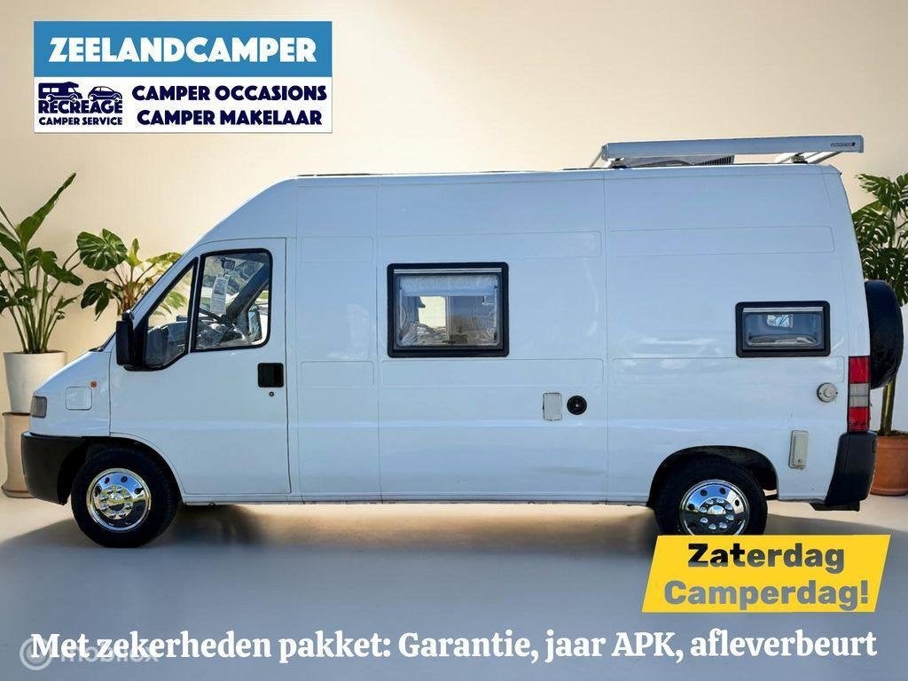 Fiat DUCATO 14 2.8D 4 persoons! stapelbed en 2 persoonsbed!, Caravans en Kamperen, Buscamper of Camperbus, Bedrijf, Airconditioning