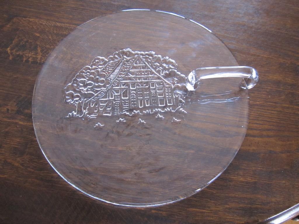 WMF Nordland tessin serie serveerschaal met grip, Overige typen, Verzenden, Zo goed als nieuw, Glas