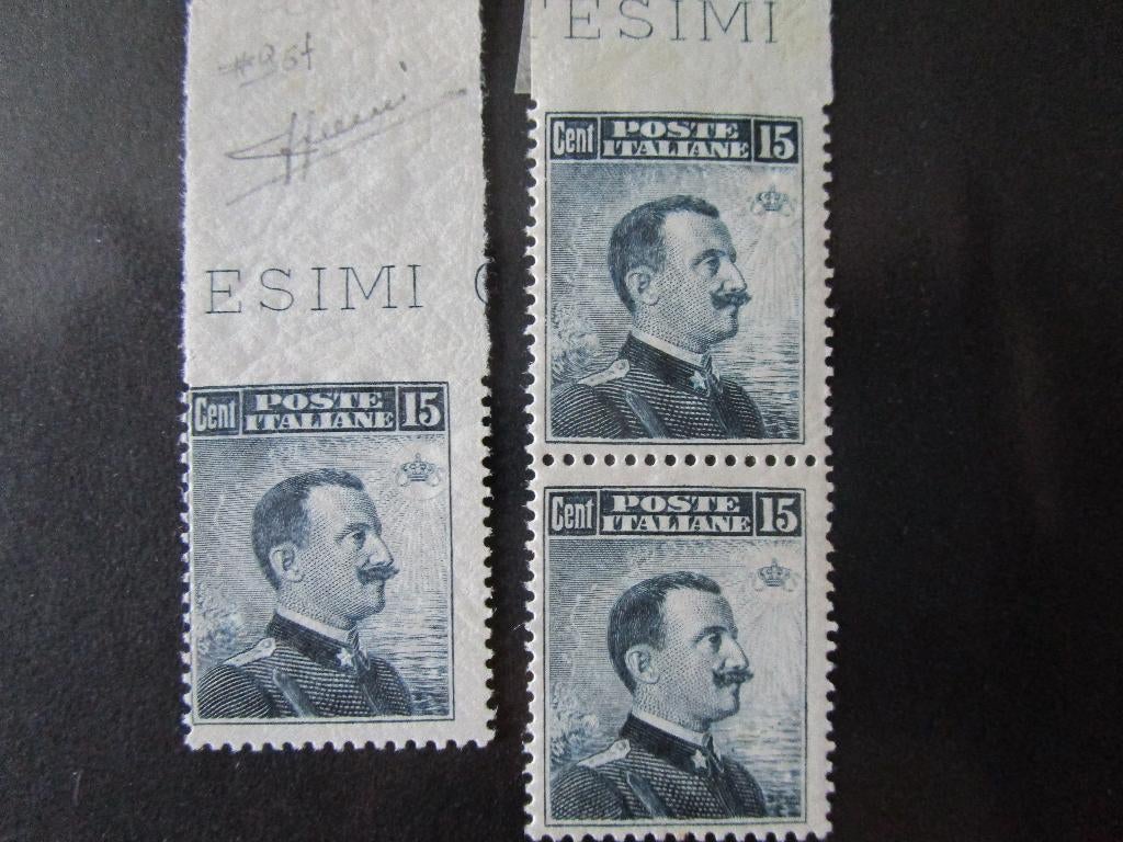 italie 15c blauw     75,-e per stuk, Verzenden