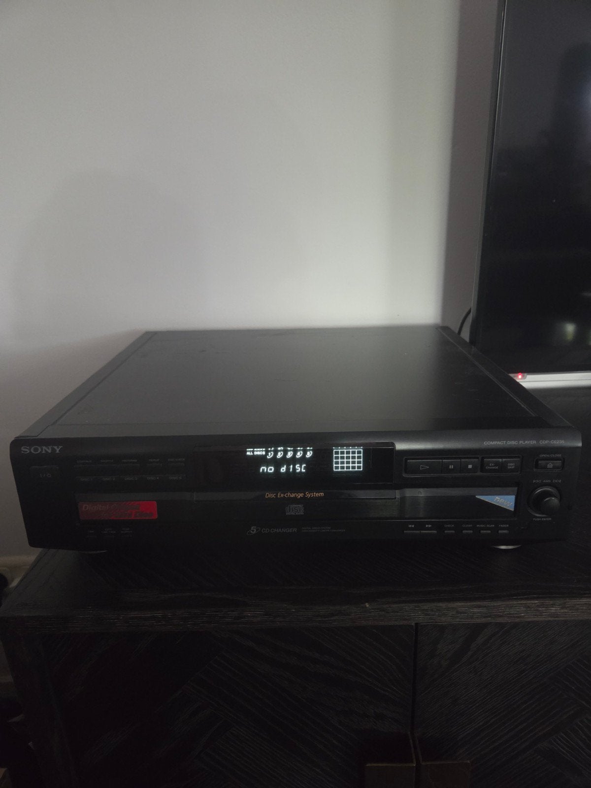 Sony CDP-CE235 5-CD Wisselaar, Ophalen of Verzenden, Gebruikt, Sony, Wisselaar
