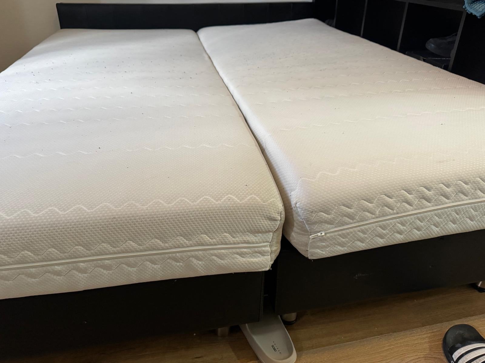 3 delige tweepersoonsbed (boxspring), Ophalen, Overige materialen, Gebruikt, Tweepersoons