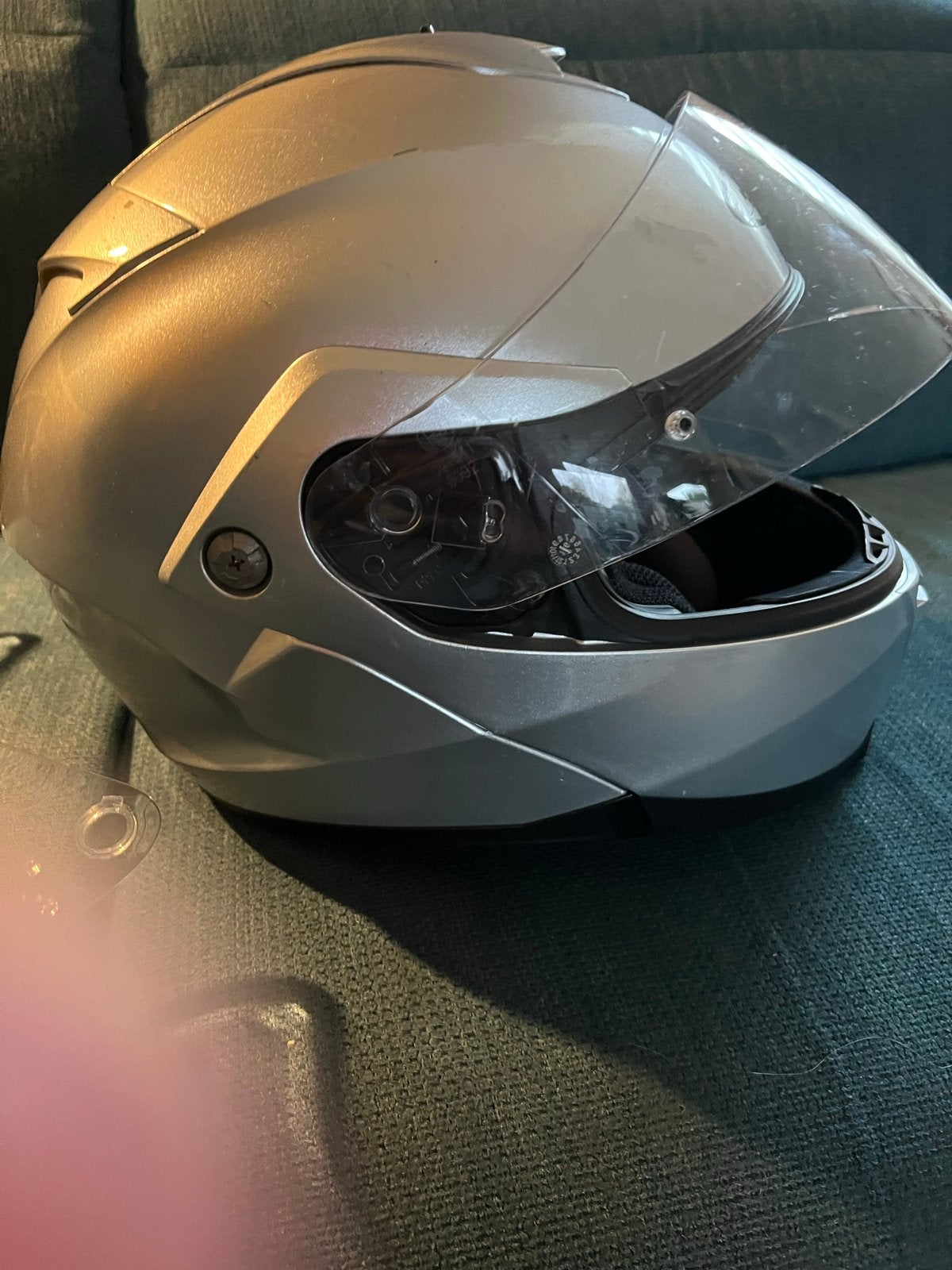 HJC Integraalhelm Maat XL met extra scherm en zonnebril, Ophalen, Integraalhelm, Tweedehands, XL