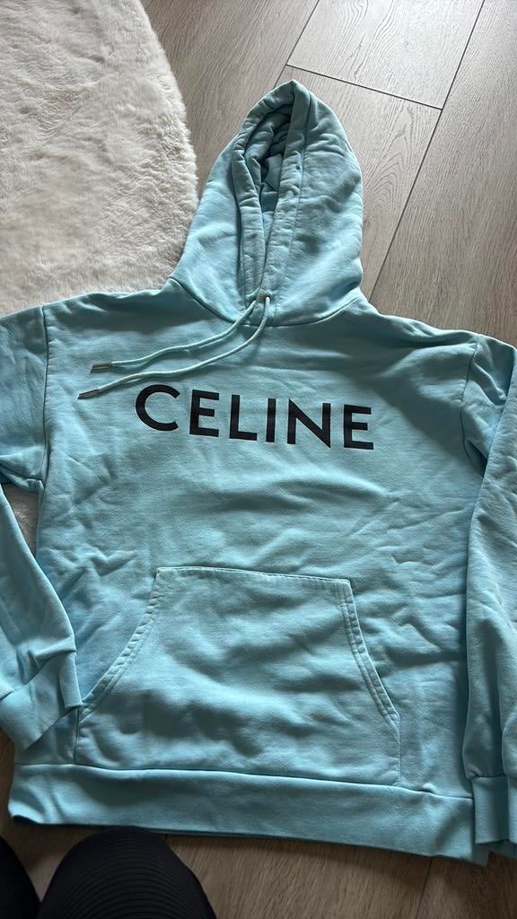 Celine hoodie, Verzenden, Gedragen, Maat 48/50 (M), Blauw