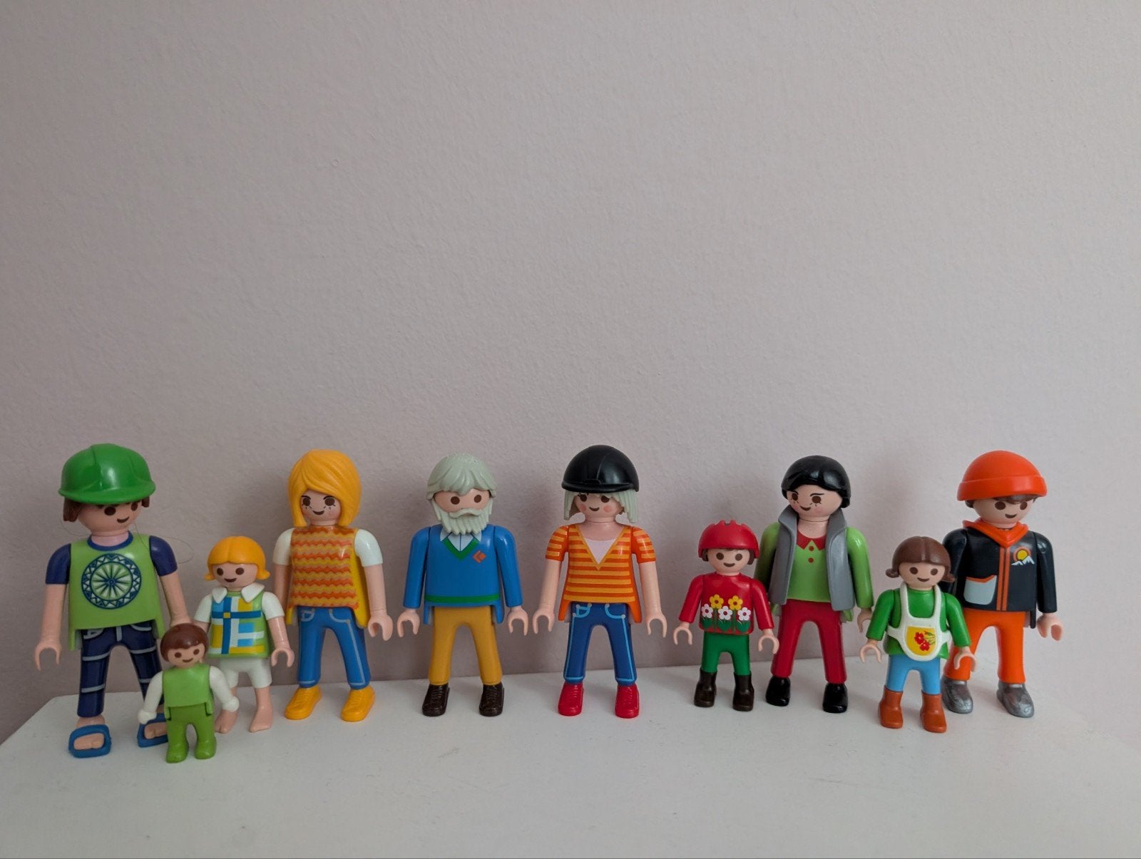 Playmobil familie opstelling, opa en oma, gezinnen., Kinderen en Baby's, Speelgoed | Playmobil, Ophalen of Verzenden, Zo goed als nieuw