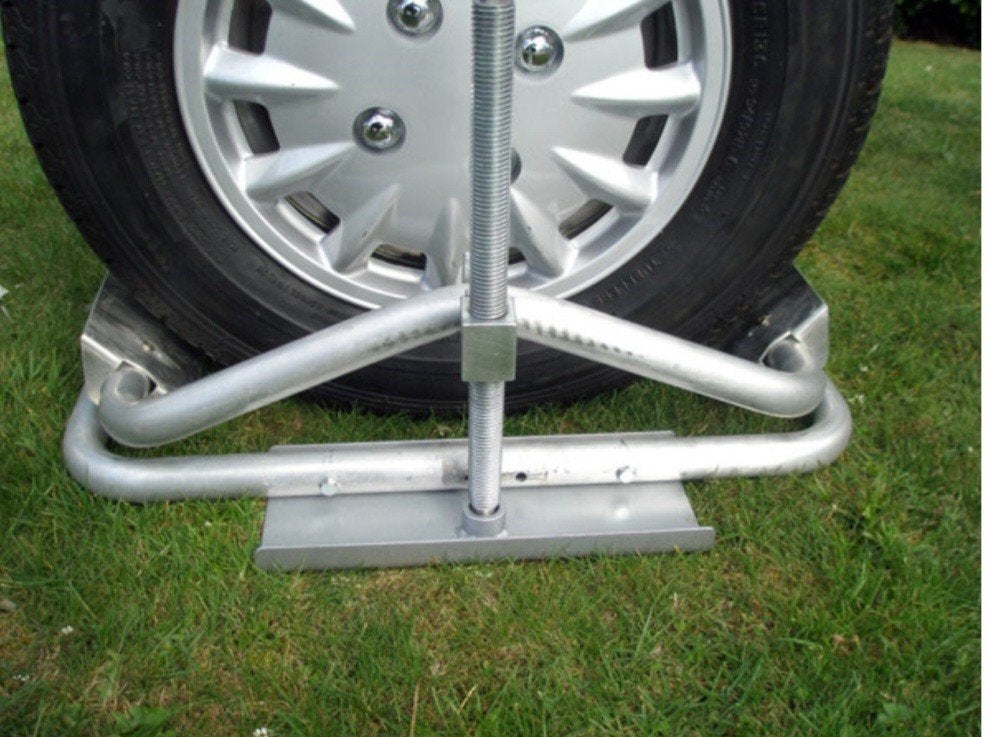 Milenco aluminium leveller voor caravan/camper, Ophalen of Verzenden, Gebruikt