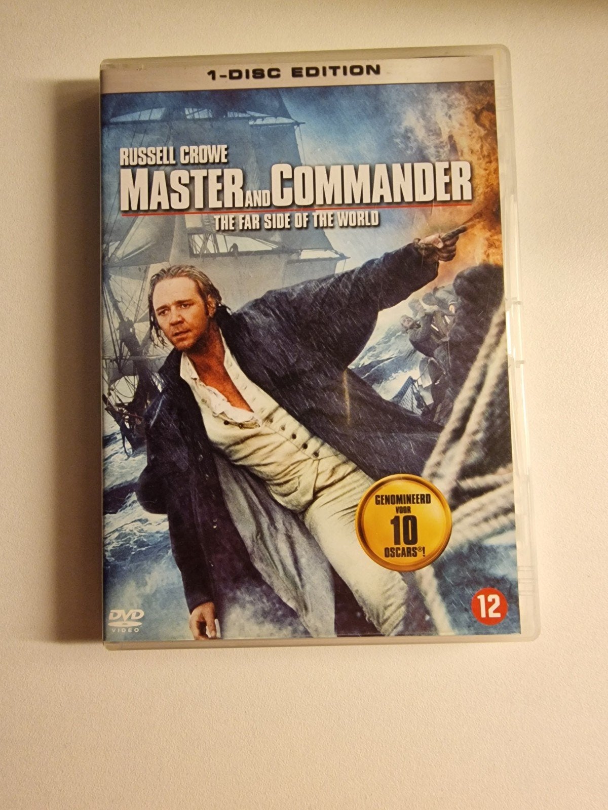 Master and Commander dvd, Cd's en Dvd's, Nederlands, Ophalen of Verzenden, Vanaf 12 jaar, Gebruikt