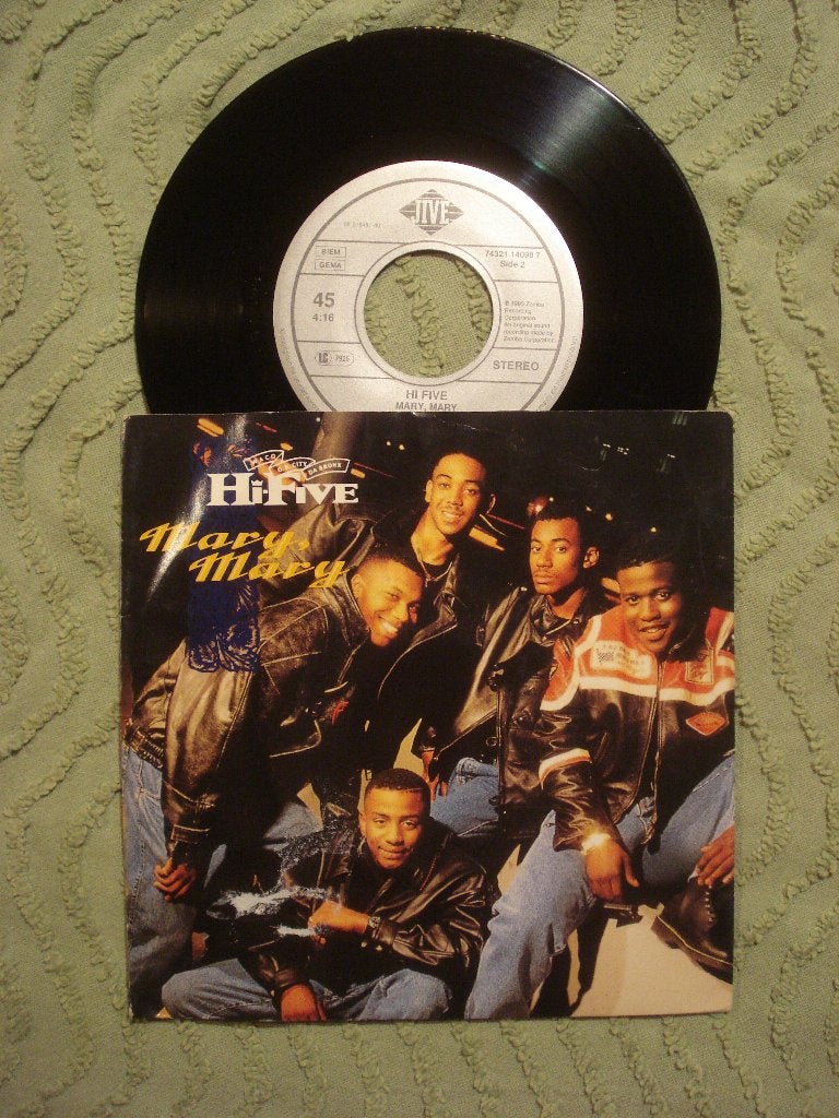Hi-Five 7" Vinyl Single: ‘Mary, Mary’ (Nederland), Ophalen of Verzenden, Gebruikt, R&B en Soul