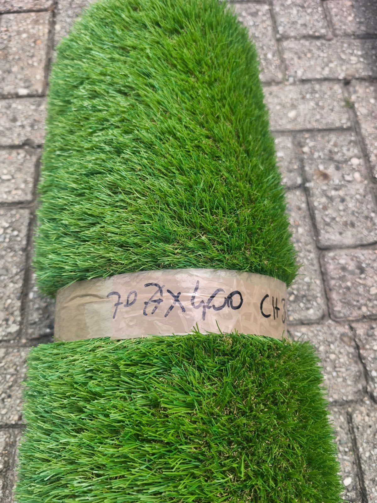 kunstgras nieuw 70x400 cm, 35 mm hoog, Tuin en Terras, Gras en Kunstgras, Ophalen, Nieuw, Minder dan 10 m², Kunstgras