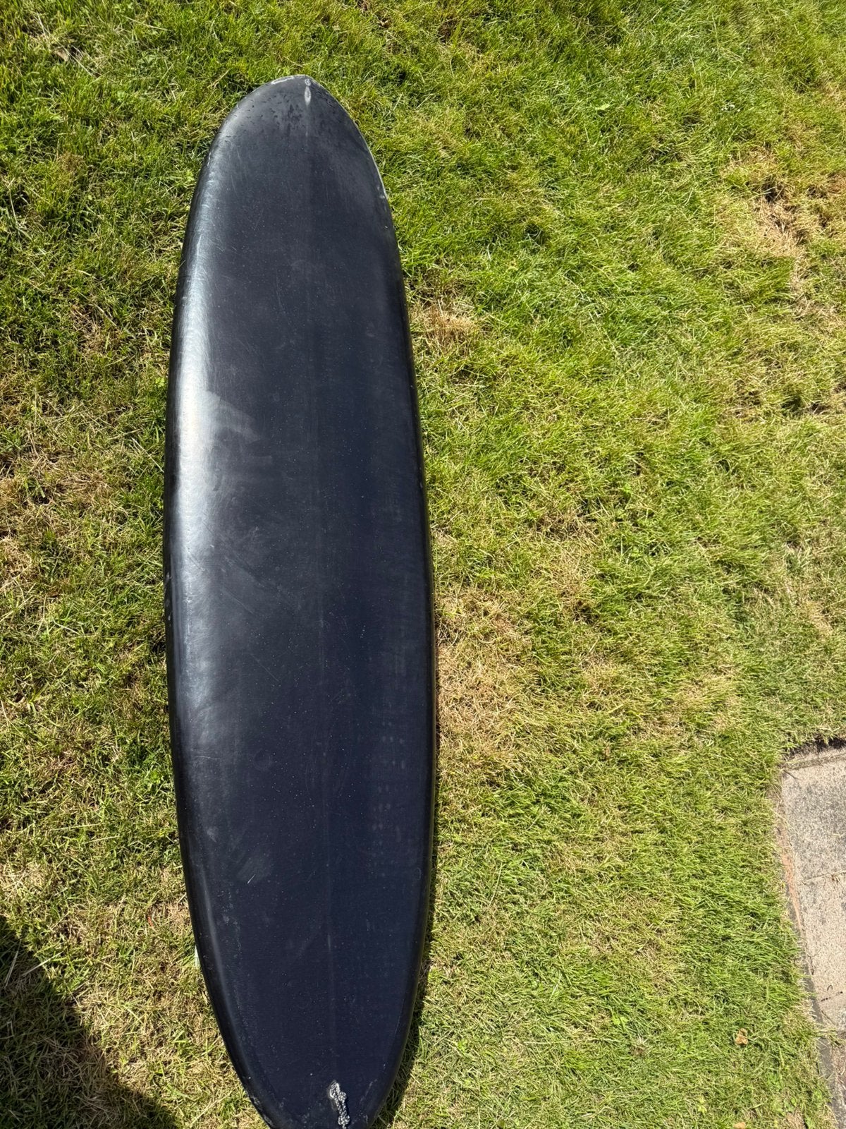 Zwart Surfboard 6’4 Midlength -makkelijk te surfen, Watersport en Boten, Windsurfen, Ophalen, Zo goed als nieuw, Plank
