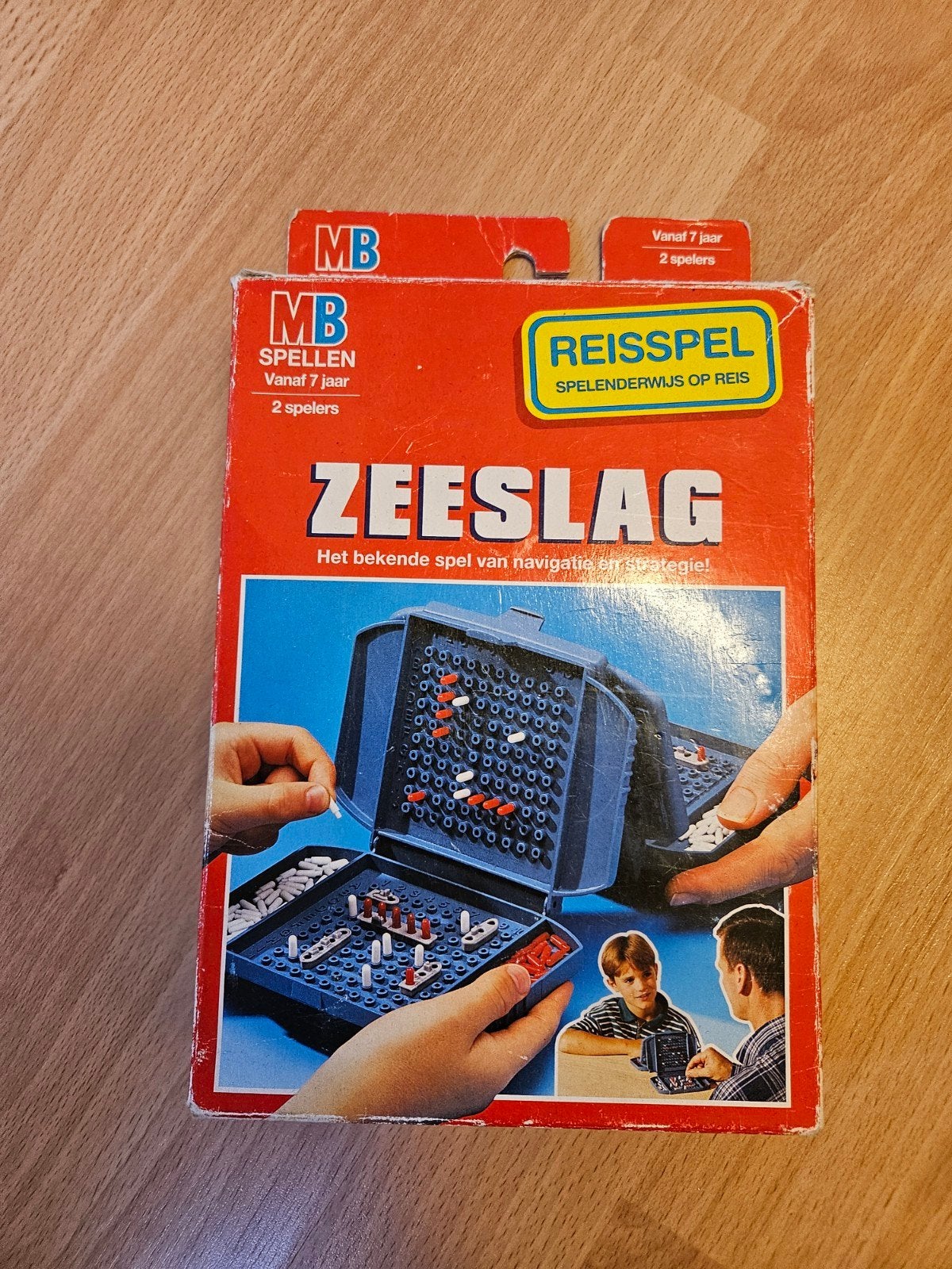 Zeeslag, reiseditie, Een of twee spelers, Ophalen, Gebruikt, MB Spellen