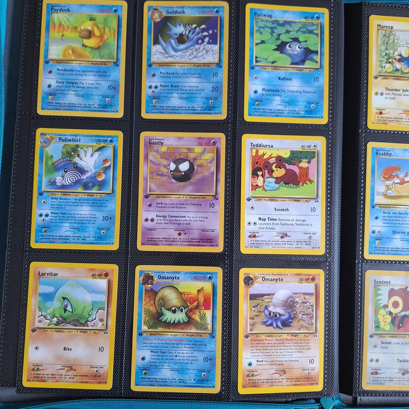 36 First editions pokemon kaarten, Ophalen of Verzenden