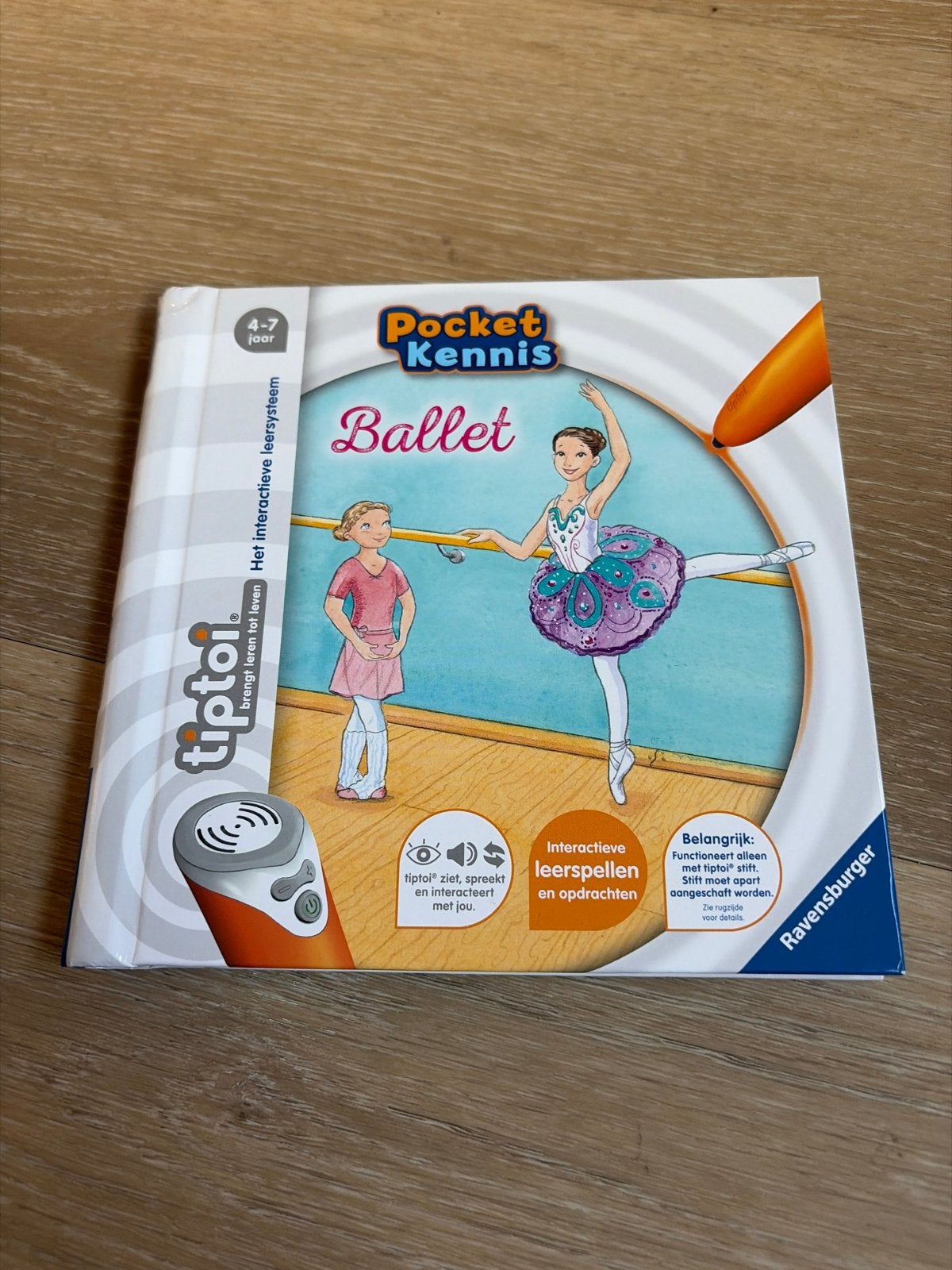 Tiptoi Pocket Kennis Ballet boek 4-7 jaar, Ophalen of Verzenden, Zo goed als nieuw, 3 tot 4 jaar