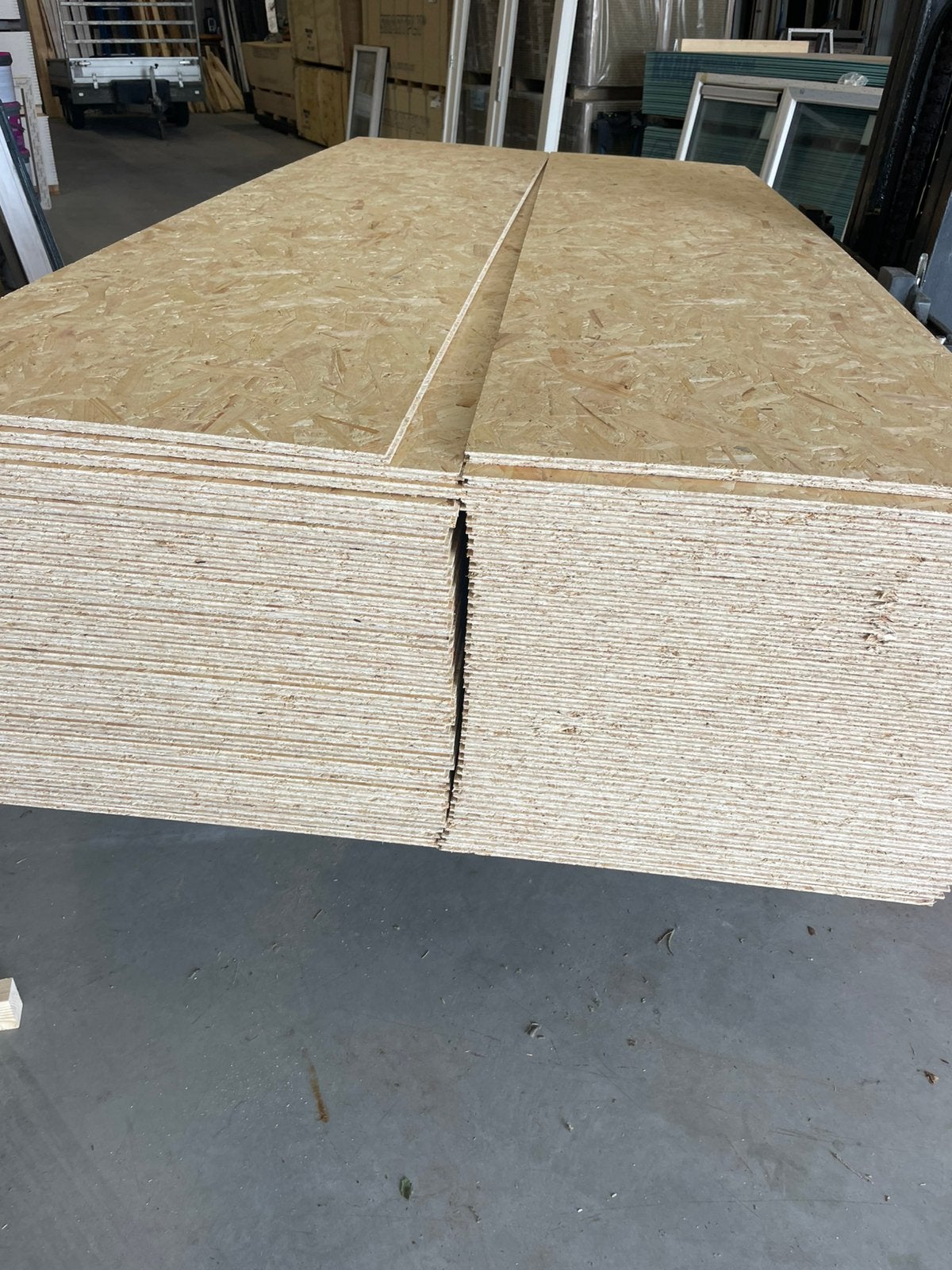Osb platen 12 mm ( 4 keer veer en groef), Ophalen, Minder dan 3 meter, Zo goed als nieuw, H