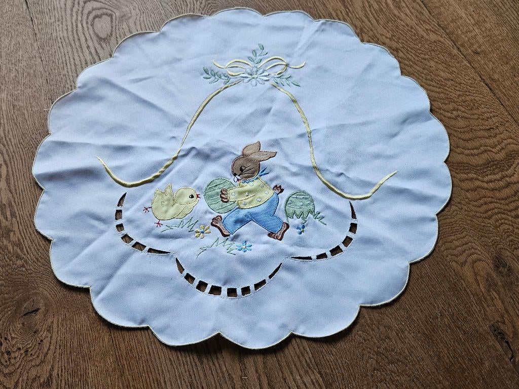 Paas tafel kleedje, Ophalen of Verzenden, Gebruikt