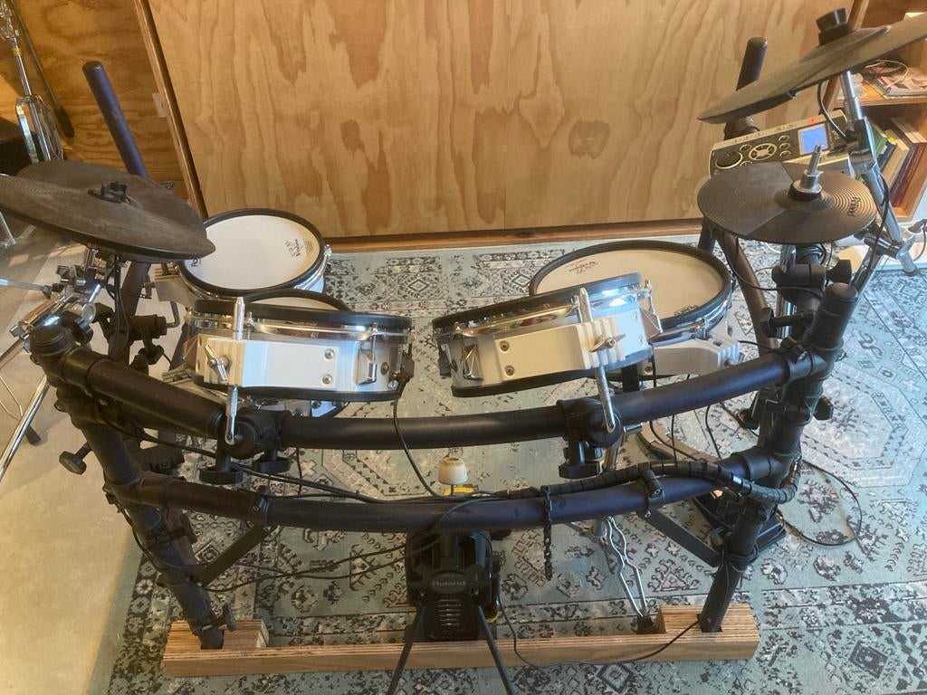 Roland TD-9 V-Drums V-Tour Elektronisch Drumstel, Muziek en Instrumenten, Drumstellen en Slagwerk, Gebruikt, Roland, Elektronisch
