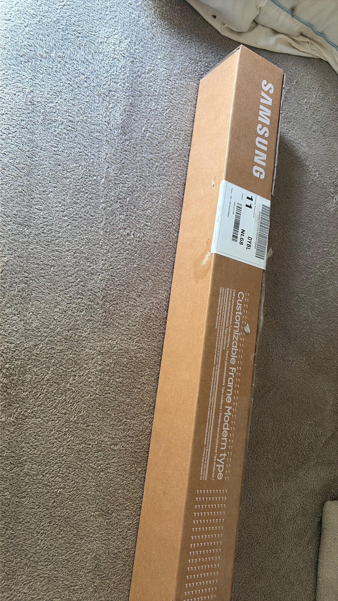 Samsung the frame verwisselbare lijst teakhout look 55inch, 50 tot 75 cm, Nieuw, Ophalen of Verzenden, 100 tot 125 cm