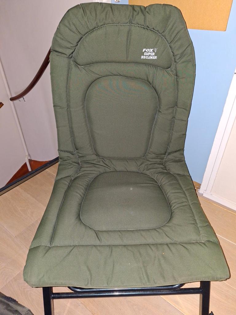 In topstaat verkerende FOX super recliner karperstoel, Ophalen, Zo goed als nieuw, Overige typen