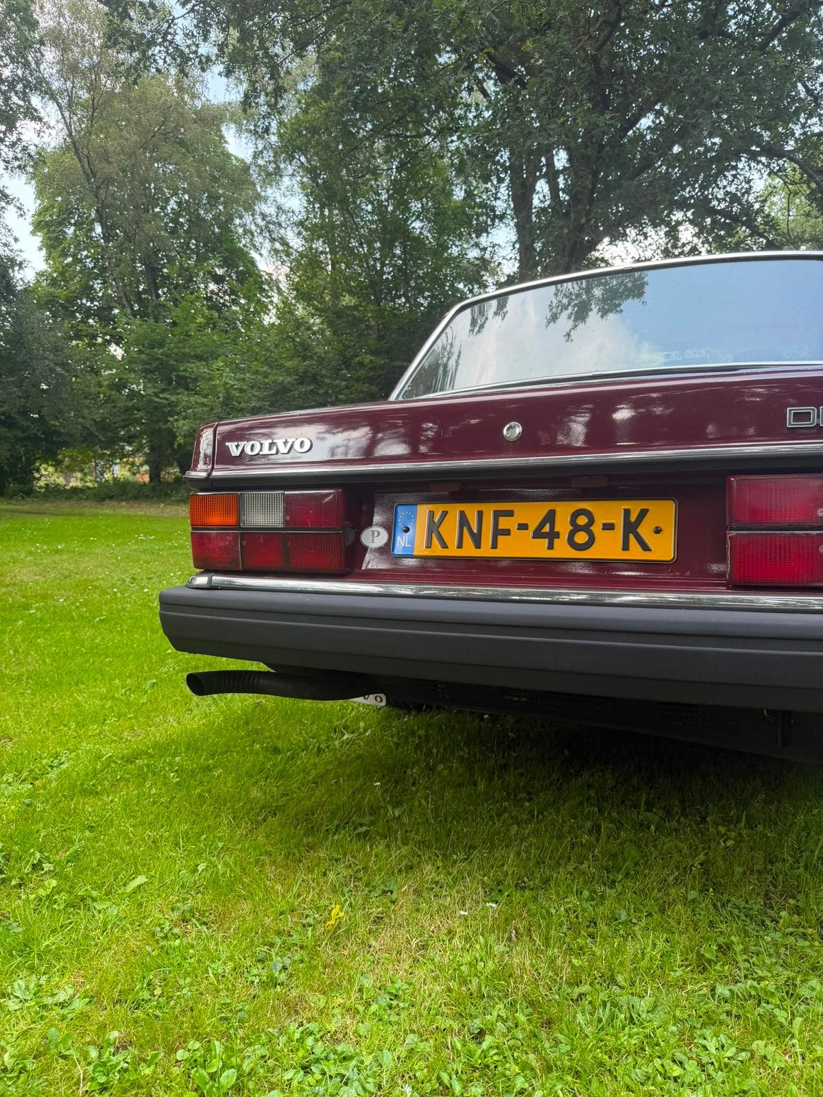 Volvo 244 diesel 1984 bordeaux Rood belastingvrij, foto 4