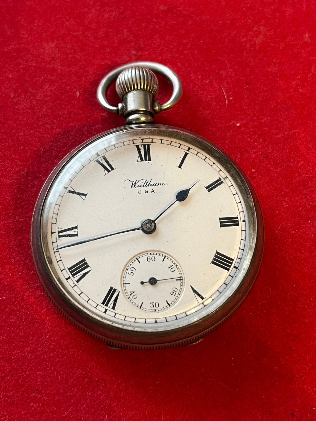 Waltham Zakhorloge, Ophalen of Verzenden, Staal, Overige merken, 1900 tot 1930