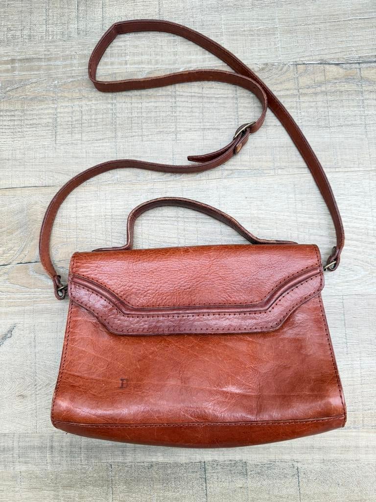 Originele Bally vintage leren schoudertas, Sieraden, Tassen en Uiterlijk, Tassen | Damestassen, Ophalen of Verzenden, Zo goed als nieuw