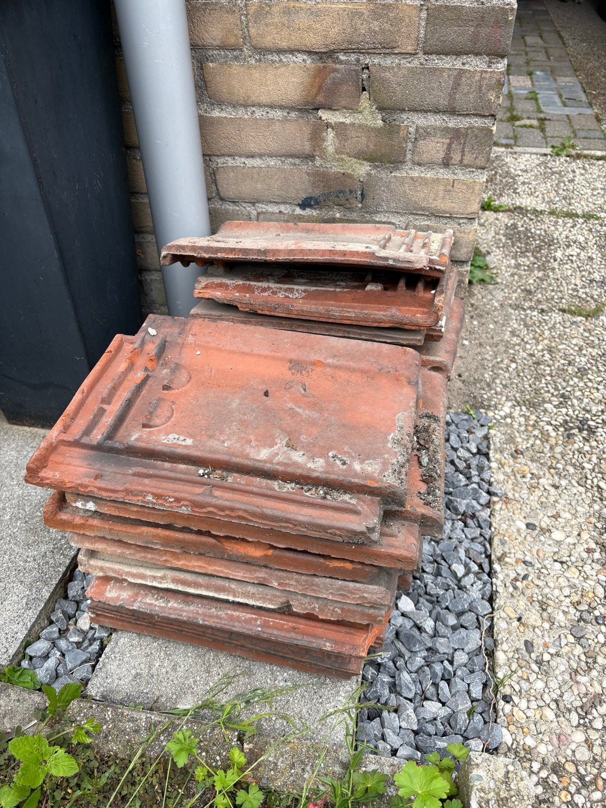 Oude Dakpannen - Dakpannenfabriek De Valk J. Meeuwissen, Ophalen, Gebruikt, Steen of Klei, Minder dan 5 m²
