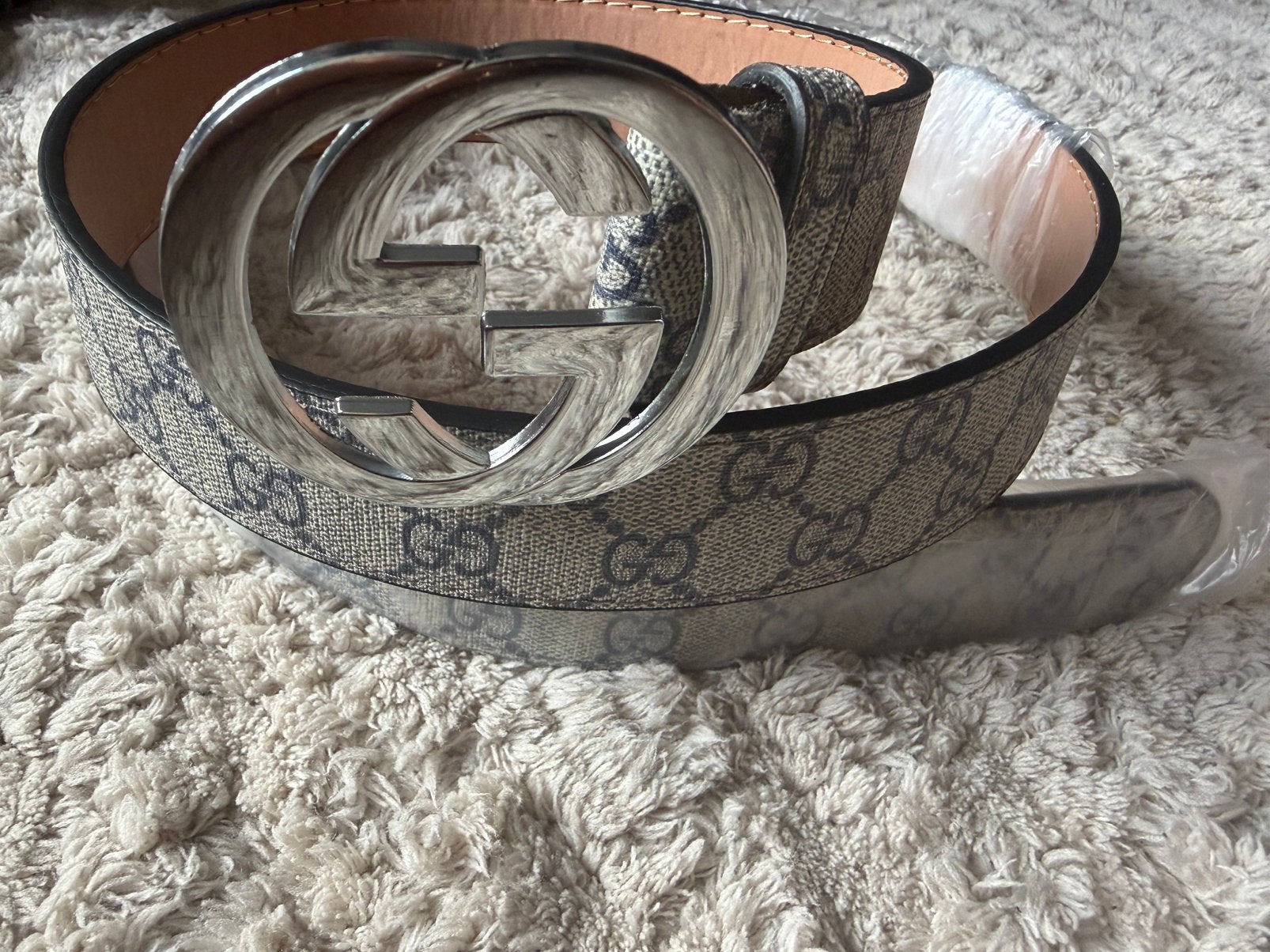 Gucci riem grijs, Ophalen of Verzenden, Nieuw