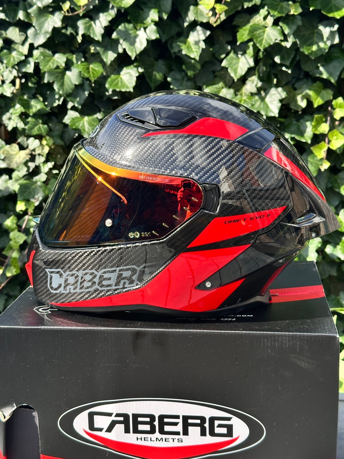 Caberg Drift II Carbon maat L - werkelijk als nieuw!, Dames, Ophalen of Verzenden, Nieuw zonder kaartje, Integraalhelm