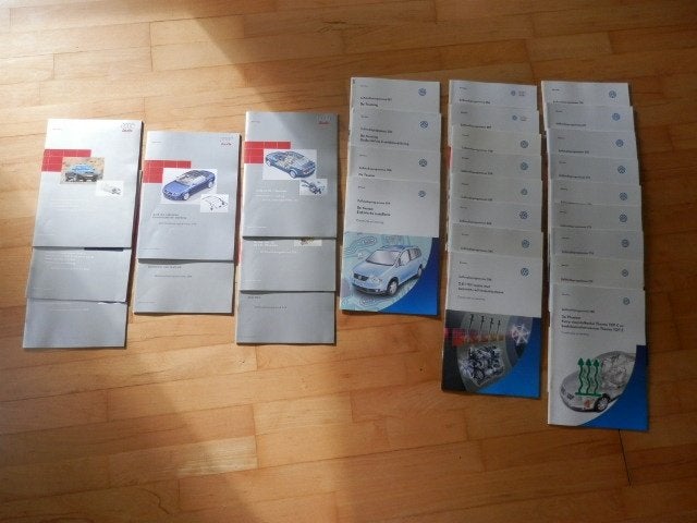 Zelfstudie tijdschriften Audi en Volkswagen, Ophalen of Verzenden