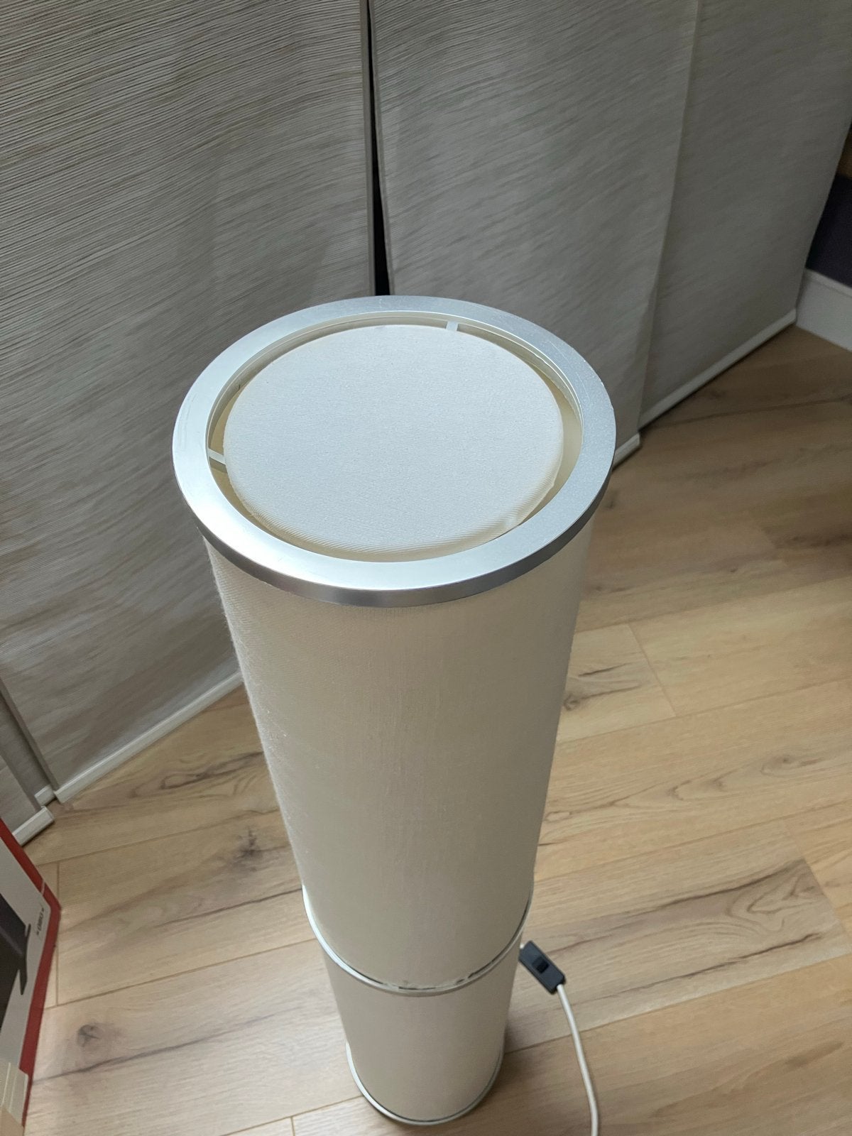Ikea lamp, gebruikt met lichte schade (zie foto 3), Ophalen of Verzenden, Gebruikt, Textiel, 100 tot 150 cm