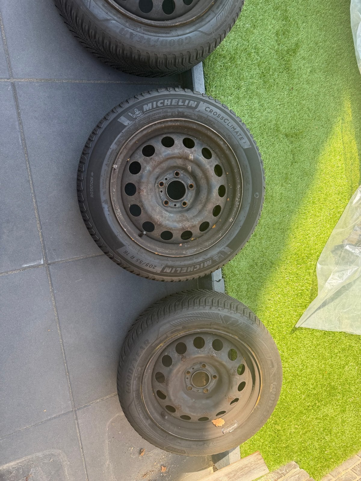 Peugeot 308 velgen 16 inch Michelin, Auto-onderdelen, Banden en Velgen, Ophalen, Gebruikt, 16 inch, Banden en Velgen