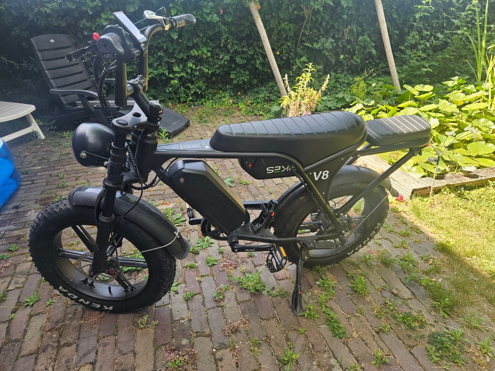 Ouxi V8 max fatbike dubbele accu, 59 cm of meer, Ophalen, Zo goed als nieuw, Overige merken