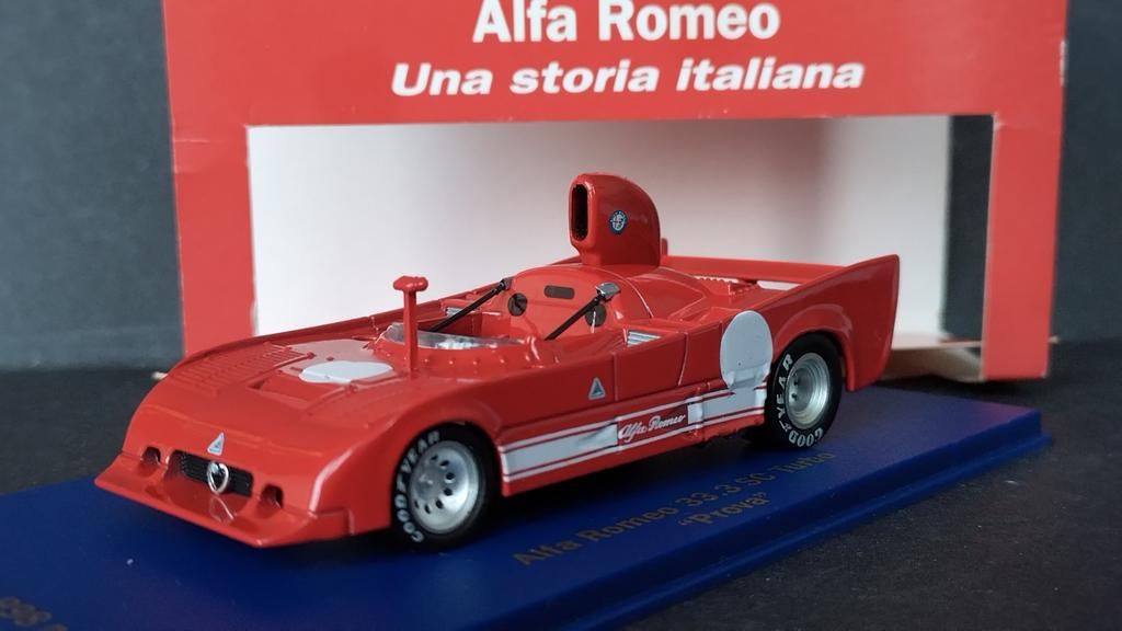 Alfa Romeo 33.3 SC Turbo Prova 1:43 M4 Collection Pol, Overige merken, 61100 via toscana 85 Pesaro, Auto, Verzenden