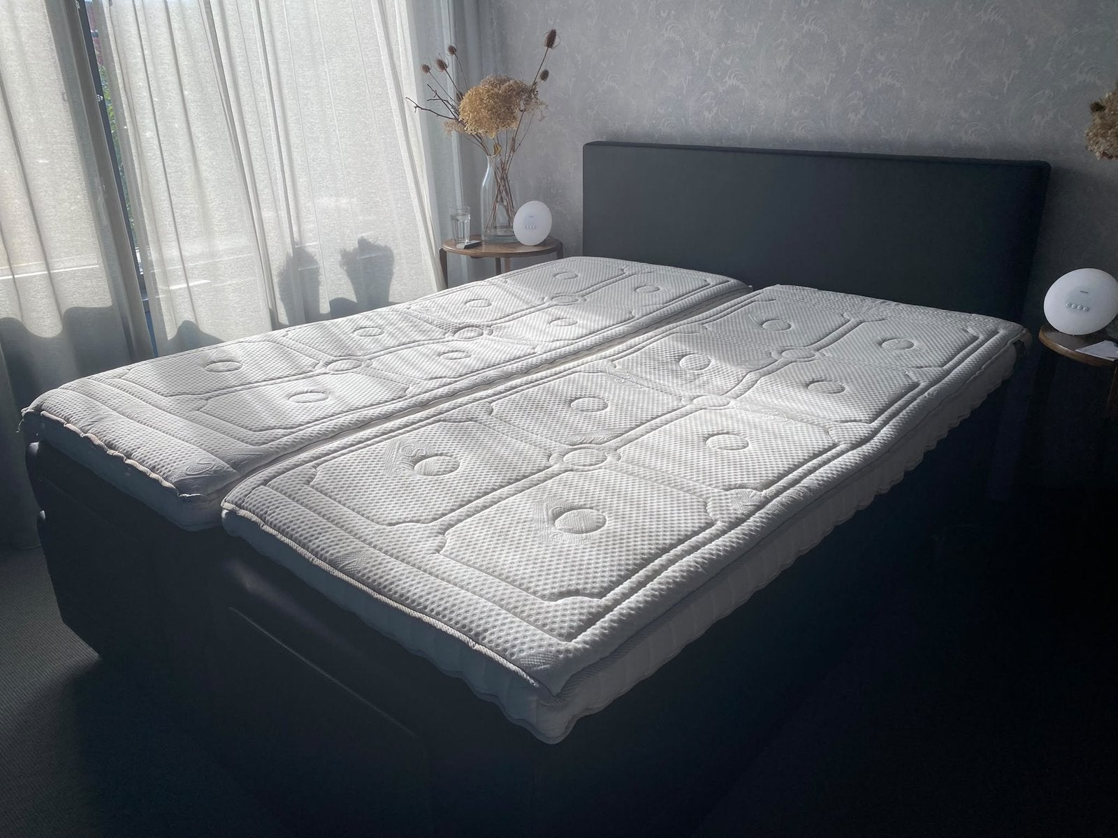 Elektrische Velda boxspring Versus maat 160 x 210 cm, Ophalen, Overige materialen, Verstelbaar, Tweepersoons
