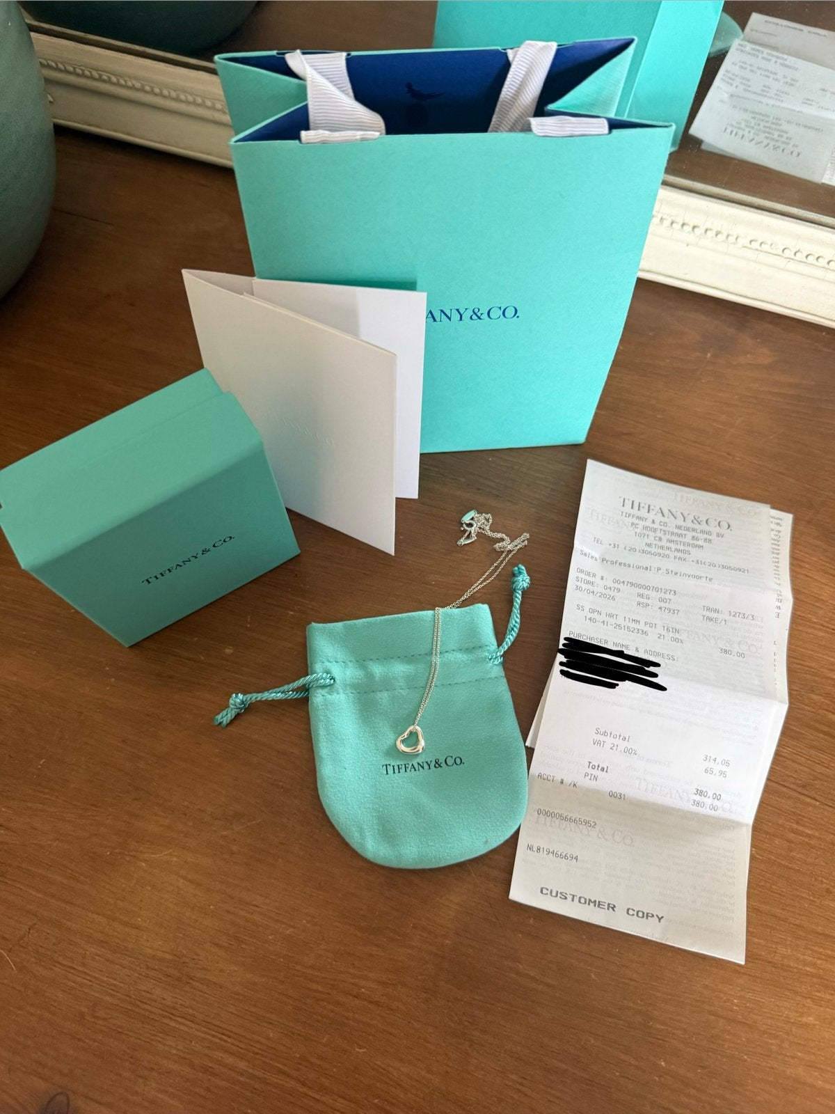 Tiffany & Co. Elsa Peretti Heart 11m, Verzenden, Zo goed als nieuw, Zilver, Zilver