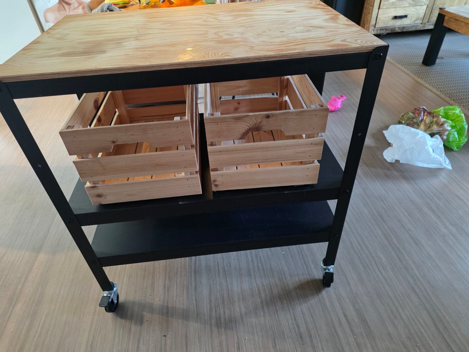 trolley kast ikea, Doe-het-zelf en Verbouw, Ophalen, Gebruikt, 70 tot 120 cm