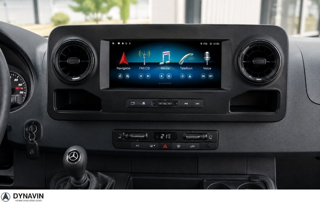 Mercedes sprinter autoradio navigatie carplay android auto
