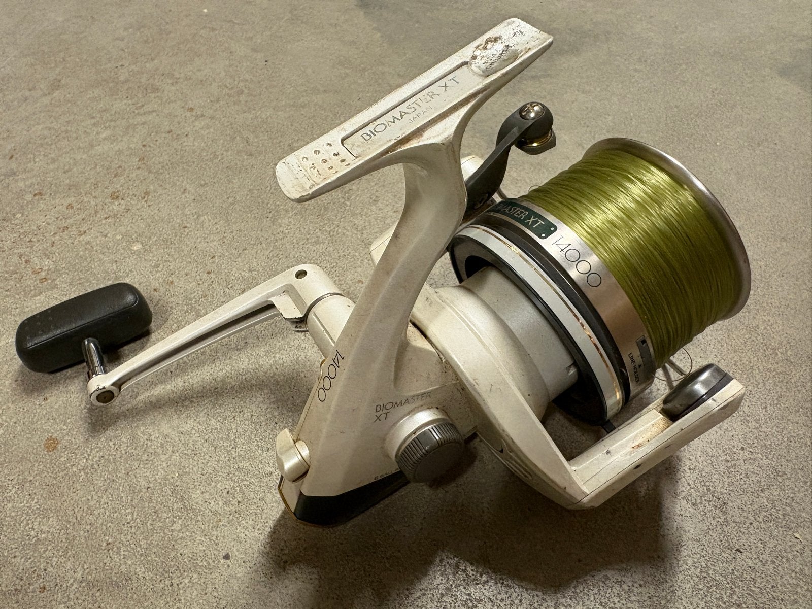 Shimano Biomaster XT 14000 vismolen, Watersport en Boten, Ophalen of Verzenden, Gebruikt, Molen