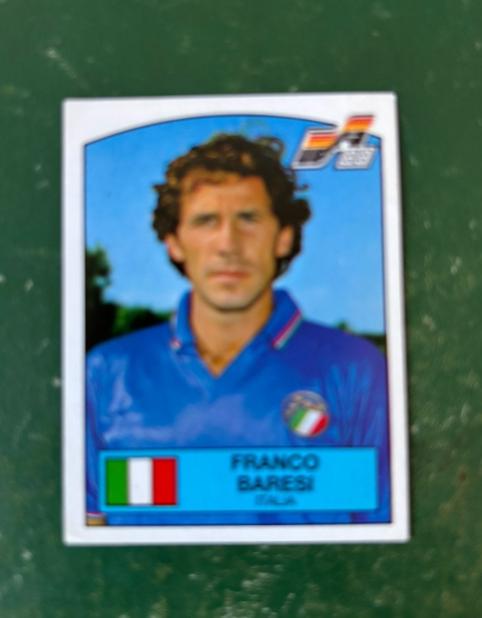 Panini plaatje Franco Baresi Italie EK 88, Verzamelen, Sportartikelen en Voetbal, Ophalen of Verzenden, Zo goed als nieuw